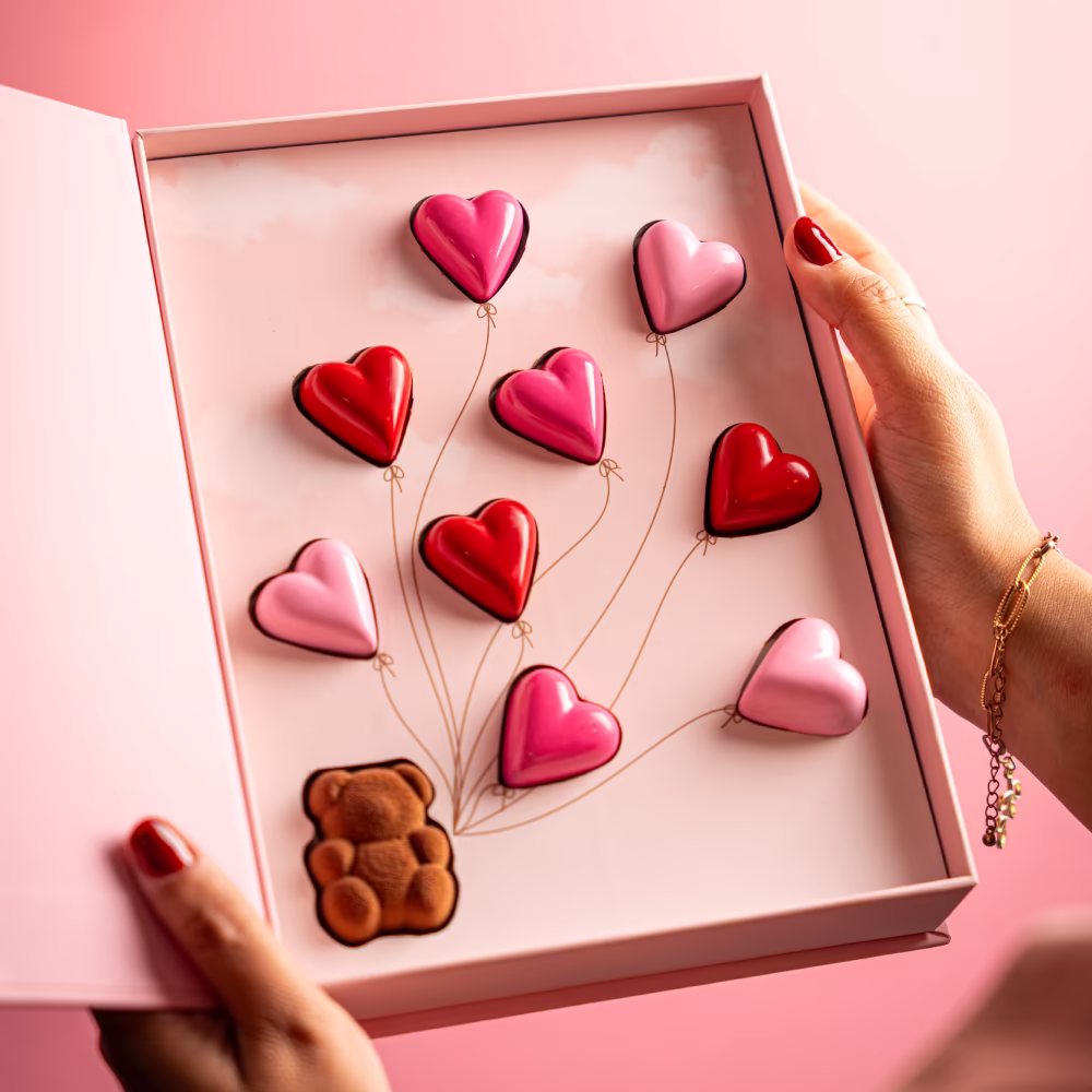 All My Love in a Chocolate Box for him and her. A perfect birthday, anniversary, valentines day, romantic gift. Buy it on Awestruck- Modern India's Gift Store.